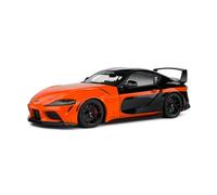 Toyota Grand Supra Street Fighter 2024 Orange Noir Modèle 1:18 Solido