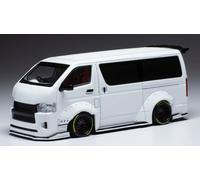Toyota Hiace Widebody 2018 Métallique Blanc 1:43 Model Ixo Model
