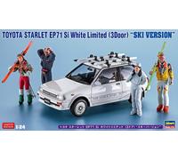 Toyota Starlet Ep71 Si, 3-doors, Ski-Version 1:24 Plastique Model Kit Hasegawa