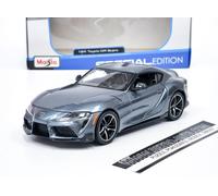 Toyota Supra GR 2021 gris Maisto 1:24