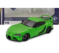 TOYOTA - SUPRA GR WASABI CUSTOM 2023 vert au 1/18 de SOLIDO S1809004
