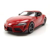 Maisto - 1/24 Toyota Supra - Rouge Voitures en métal à l’échelle 1/24ème, Reproduction fidèle