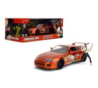 Toyota Supra W/Chainsaw man Figure Hollywood Rides 1995