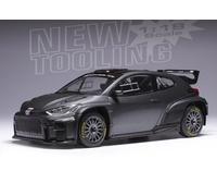 Toyota Yaris GR Rally 2 grise 2024 1/18 IXO