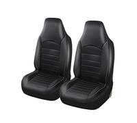 TOYOUN Classique Housses de Siège de Voiture Avant Simili-Cuir Universelle Housse de Sieges Auto Couvre Siege Auto Avant Convient à la Plupart des Voitures, Camions, SUV ou Camionnettes, Gris