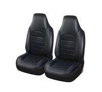 TOYOUN Classique Housses de Siège de Voiture Avant Simili-Cuir Universelle Housse de Sieges Auto Couvre Siege Auto Avant Convient à la Plupart des Voitures, Camions, SUV ou Camionnettes, Bleu