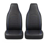TOYOUN Classique Housses Siège Voiture Avant Simili-Cuir Universelle Housse de Sieges Auto Couvre Siege Auto Avant Convient à la Plupart des Voitures, Camions, SUV ou Camionnettes, Bleu