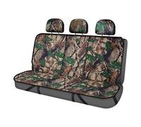 TOYOUN Housse de siège arrière imperméable pour Voitures - Motif Camouflage Vert forêt - Ajustement Universel pour la Plupart des Voitures