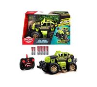 Dickie Toys Croc Commander - Véhicule télécommandé télécommandé (21 cm, échelle 1:18), Voiture Tout-Terrain avec télécommande 2 canaux pour Enfants à partir de 3 Ans