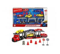 Dickie Toys Camion de transport Kit 203745012 Multicolore avec 5 voitures