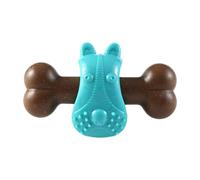 Toys à chiens Chewers, jouets à mâcher pour mâcher agressifs,Teether d'os pour mâcher - Enrichissement de stimulation de mastication interactive à la stimulation interactive à la mangeoire lente apais