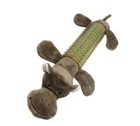 Toys à mâcher en peluche, jouet de chien grincement - Des dentition en forme d'animal avec un saignant sons | Puppy Puppy Squeez-vous un jouet de chien grognant pour les petits, moyens et grands anima