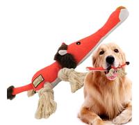 Toys à mâcher en peluche, jouet de chien grincement Forme animale simulée | Squeak Interactive Dog Plance pour la dentition du chiot, pour petit, moyen, g