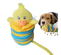 Toys à mâcher pour chiens, jouets à mâcher des chiens | Forme de canard en peluche Baule de sniffle oreiller - Interactive émotionnel incpportable mangeur lent jouet de chiot de compagnie cognitive po