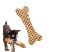 Toys à mastication en peluche pour chiens, squeaky farfed osse mâcher jouet - dents fonction de broyage jouet pour animaux de compagnie interactifs pour les petits chiens, chiens moyens, grands chiens