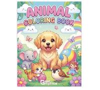 Toys and Animals Coloring Book for Kids: Cute and Easy Coloring Pages with Toys, Pets, and Animals for Toddlers and Preschool Kids Ages 3-6