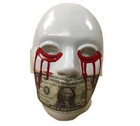 Toys And Masks Hollywood Undead - J-Dog Dollars Bouche Style en Plastique Dur Masque - Taille Universelle avec Bande Élastique