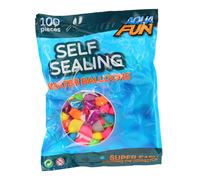 TOYS - Aqua Fun 100 zelfsluitende Waterbommen in zak (1 TOYS)