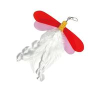 Toys Cat Feather Interactive Chaton Plume Stable en Forme de, Jouet de Printemps pour Chats domestiques | Remplacement du Printemps de Jouet pour Chat pour Le Jeu Actif et l'entraînement Phy