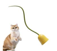 Toys Cat Interactive, Cat Interactive Toys, Jouet en Mouvement Automatique à Toucher, Smart USB Rolling Cat Rolling Boule Interactive avec Queue pour Chatons intérieurs pour Un soulagement