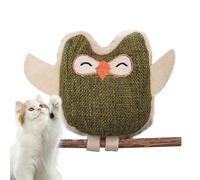 Toys Catnip pour chats, jouets catnip - Cat de dentition jouets en peluche,Interactive Pet fournit la santé bucco-dentaire, Ball de poupée de chouette nettoyage des dents pour toutes les races ennui e