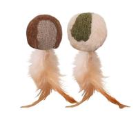 Toys Catnip pour chats, jouets catnip - Jouets de chat interactifs avec catnip,Interactive Pet fournit la santé bucco-dentaire, Ball de poupée de chouette nettoyage des dents pour toutes les races enn