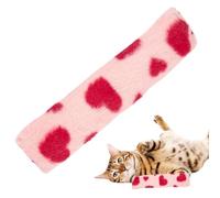 Toys Catnip pour les chats en peluche, coussin de chat en peluche,Toys à mâcher apaisant de style amour - Jeu d'enrichissement de chaton avec du papier hochet, relief pour animaux de compagnie Exercic