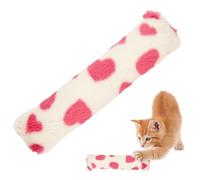 Toys Catnip pour les chats en peluche, coussin de chat en peluche,Toys à mâcher apaisant de style amour - Jeu d'enrichissement de chaton avec du papier hochet, relief pour animaux de compagnie Exercic