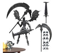 Toys - Chiffres d'action - Kit de modèle de robot à plusieurs niveaux - Jouet imprimé 3D - Chiffres d'action entièrement LED - Chiffres d'action imprimés en 3D - Décoration de bureau mobile pour