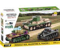 Toys Cobi - World War II - 3 Tank Pack 620 pcs - (Not For Sale In Hunga Toy NEUF