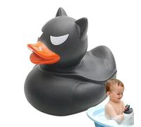 Toys De Bain Kini Ducks Funny Ducks - Décor d'halloween, Jouet d'eau | De Baignoire Noire avec des Expressions Mignonnes Et Une Conception sans Moule Durable pour Les Douches, Les Douches D'an