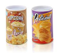 Toys de Blague de Serpent, Halloween Chip Chip Snake Can 2pcs réutilisable imperméable drôle Saut délicat Surprise Jouet Portable Prank Prank pour Le Jour du Poisson Avril