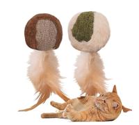 Toys de chat de chat, jouets de chat - Toys catnip de dentition pour chats intérieurs,Interactive Pet fournit la santé bucco-dentaire, Ball de de chouette nettoyage des dents pour toutes les races enn