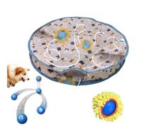 Toys de chat électrique - balle mobile automatique avec fonction de Twitter, jeu de cachette interactive pour les chats | Accessoires d'exercice drôles pour promouvoir le mouvement, l'instinct de chas