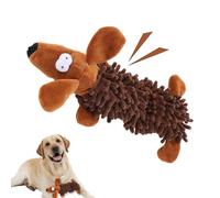 Toys De Chien Grincer - Jouet Moelleux en Peluche, Mastication Portable Et Jouet Câlin, Jouets De Chiot Durables Contre L'ennui | Figures d'animaux en Peluche Interactives avec Bruits pour Chiens,