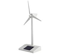 Toys de Moulin à Vent d'énergie Solaire, Moulin à Vent de Bureau éducatif, 5.51x3.54x10.24 Pouces Apprentissage en énergie renouvelable, Outils d'enseignement des Sciences pour Le Salon, l'école,
