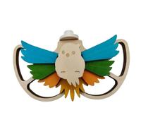 Toys De Nourriture Pour Oiseaux | Toys D'oiseaux Interactifs En Bois | Fournitures De Cage | Jouet De Développement Mental | Outil De Défi Cognitif | 23x12.7 Cm | Pour Mâcher Du Hamac Intérieur Extéri