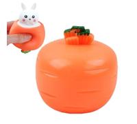 Toys de Squeeze Pâques - Conception Tasse Carottes Mignonnes | Carrot Rabbit Fidget Toy Pression soulagement du Stress Fonds Panier Amusants pour Les et Adultes faveurs, Le Jeu sensoriel, l'an