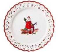 Villeroy & Boch - Toy’s Delight Plateau de Service, Plat Rond en Porcelaine Premium, adapté au Four à Micro-Ondes, Multicolore/Blanc, 45 cm