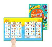 Toys en Alphabet Russe, Livre de Lettres de Discussion interactif pour Apprendre Les Mots et Les Chiffres, Le Jouet d'apprentissage éducatif avec Un Son, la Maison de Retour à la Maison