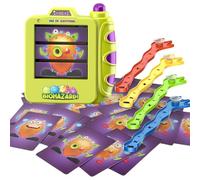 Toys Farmyard Heads and Tails Game - Jeu de cartes à pair rapide - Mini jeux de mémoire | Jouets, jeux de chasse aux fantômes interactifs multijoueurs amusants et mignons