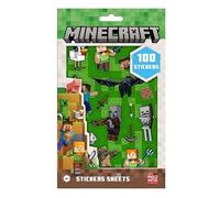 Toys & Gamers Ultimate Minecraft Lot de 100 autocollants - 5 feuilles d'autocollants vibrants pour un plaisir créatif