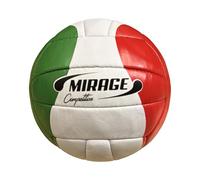 Toys Garden Srl Mirage Competition Ballon de Beach Volley, Tricolore Italien, Taille et Poids Officiels, LIBV