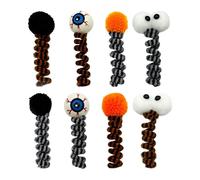 Toys Goth Cat - 3,86 pouces Ball de printemps d'Halloween pour le temps de jeu en salle, formation de chaton avec du plaisir interactif, jouets ludiques pour le divertissement, peluche, rentrée à la m