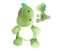 Toys grinçants en peluche pour animaux de compagnie, jouets à mâcher grincement pour chien,Fournitures de mastication difficiles pour un chiot animal | Design de forme de dinosaure Jouets grinçants de