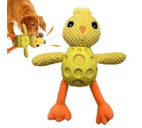 Toys grinçants pour chiens, jouets de grincement des chiens - Compagnon de poussin en peluche pour chiot - Mâcher un jouet animal pour une grande race moyenne, stimulation mentale interactive drôle