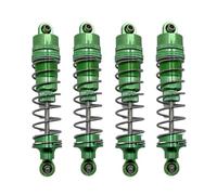 Toys HB R1001 R1002 R1003 RC Car 4PCS Pièces de Mise à Niveau de l'amortisseur à Huile en métal Compatible avec 1 10 véhicules Hors Route à l'échelle(Green)