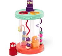 Toys Hooty-Hoo Shape Sorter Toy with 3 Owls-Colorful Shapes,Bead Maze and Fun Sounds-Development and Education Game-10 Months +