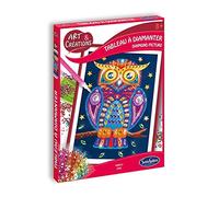 Toys Kit Complet Tableau a diamanter Hibou - Peinture Broderie Diamant Strass Perles - Art et Creation - des 8 Ans