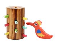 Toys magnétiques pour - Jouet de caractère de Dessin animé, Jouet de mangeoire en Bois en Bois | Doupée Woody Woodpecker, Jeu d'alimentation en éducation préscolaire éducatif, Jeu d'oiseau mag